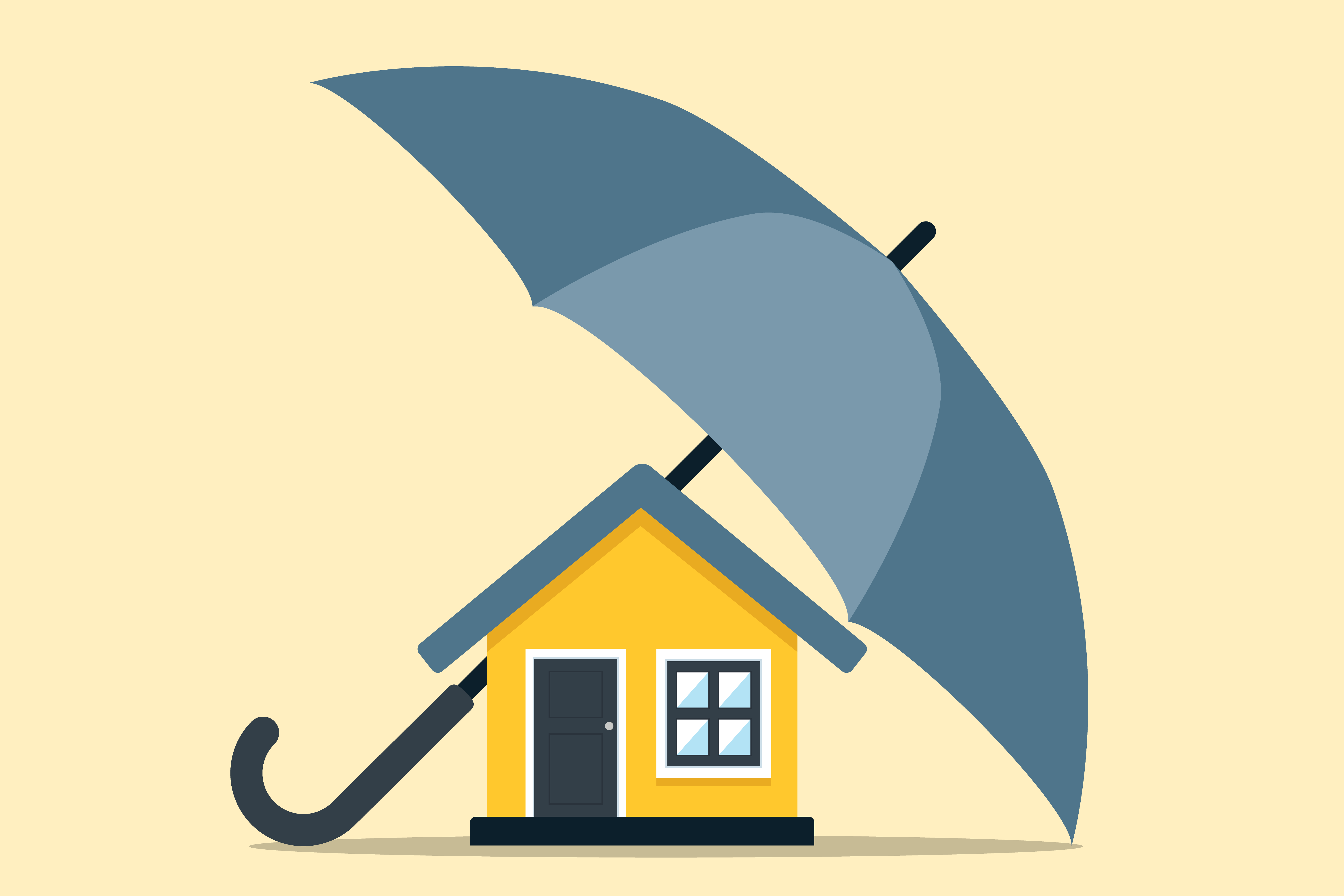 What is the primary difference between homeowners insurance and renters insurance?