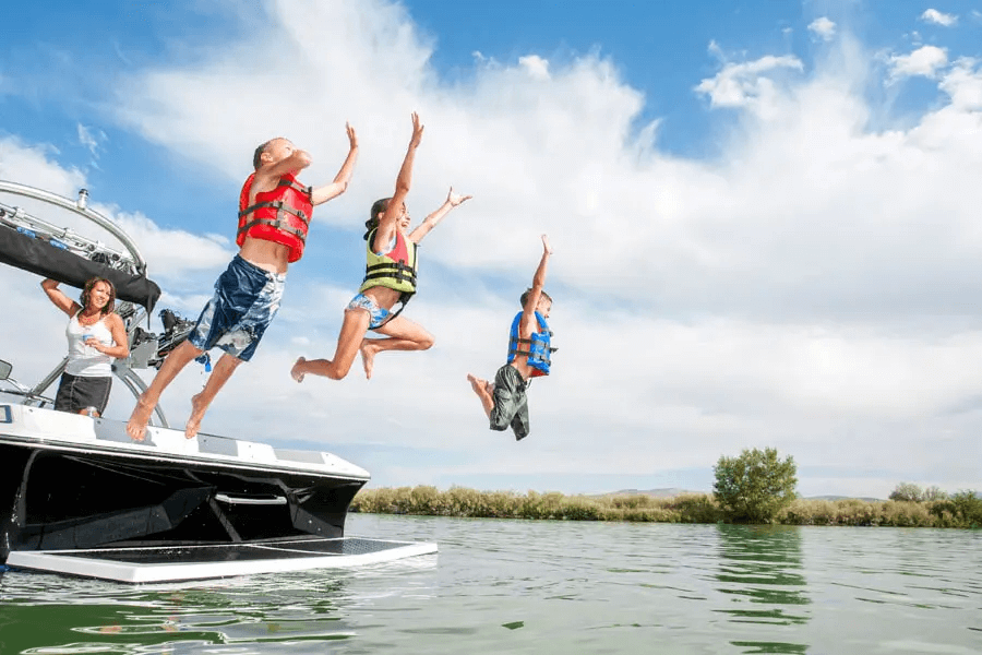 Boating Family